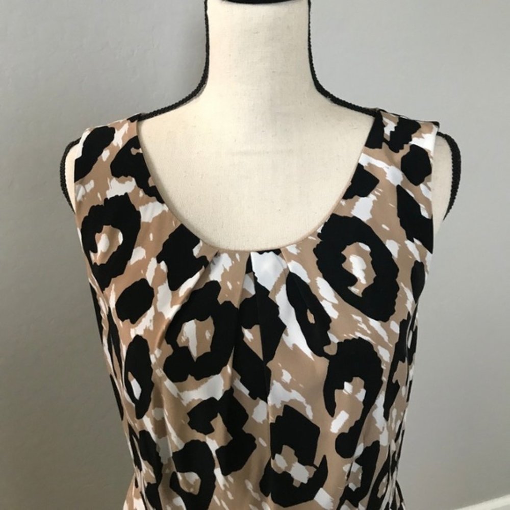Banana Republic Animal Print Dress - Picture 2 of 3